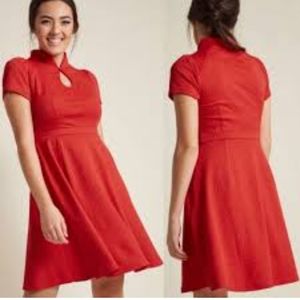 Mod Cloth size M Red dress